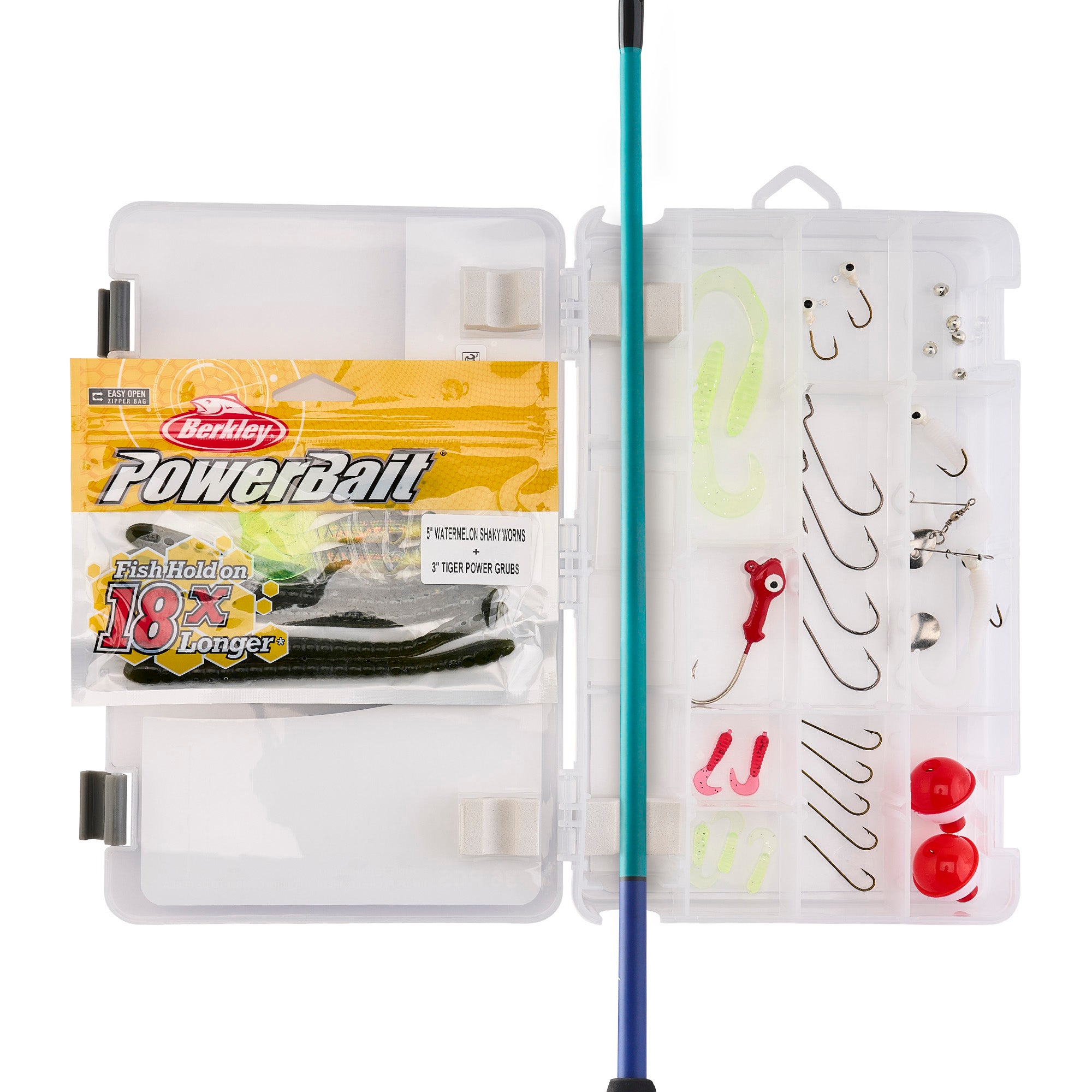 Catch More Fish® Lake Pond Spincast Kit (Green) - Image 2