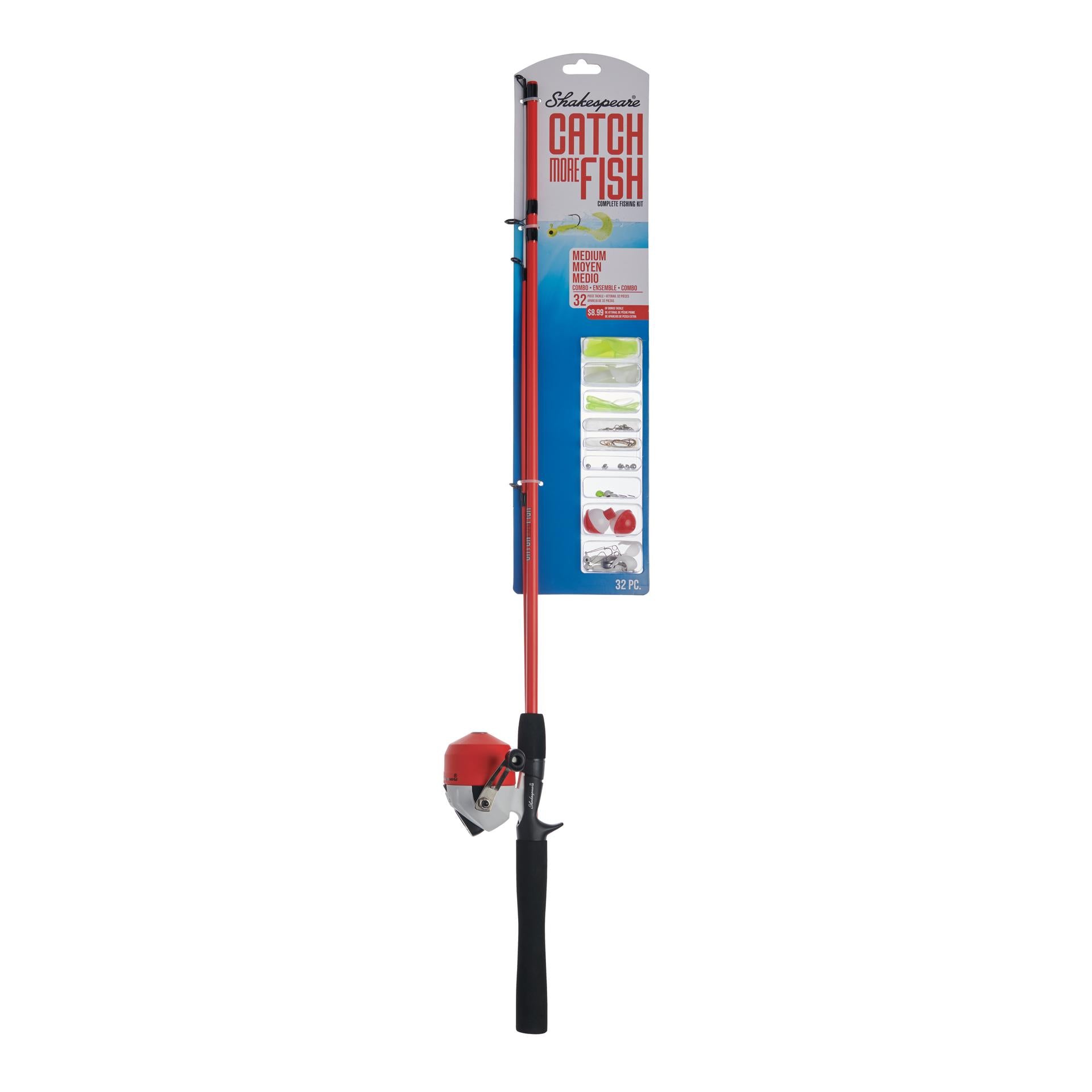 Catch More Fish™ Medium Spincast Kit